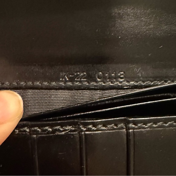 Salvatore Ferragamo Long BLack Leather Wallet - Picture 7 of 13